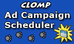 Clomp Advertising Campaign Scheduler Ad
